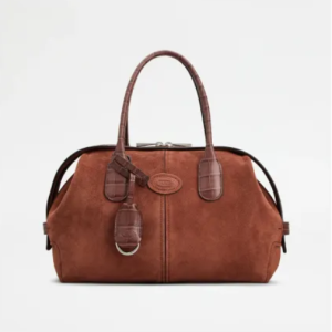 Noire suede bag